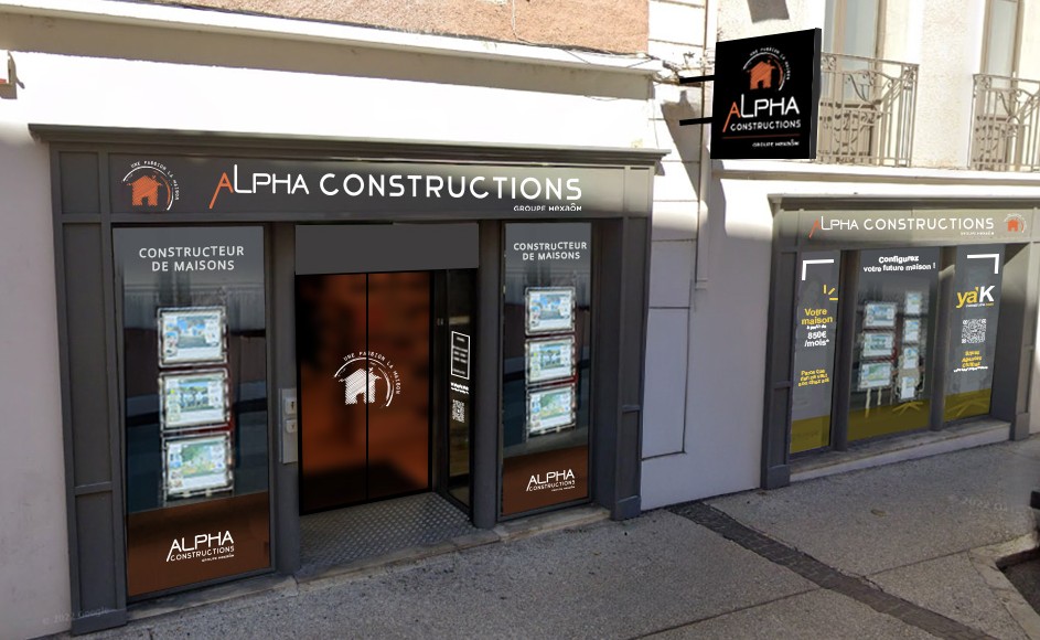 Nouvelle agence pour Alpha Constructions Cahors - ya'K construire.com